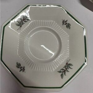 Nikko Christmas Time Tea Cup Saucers (2)
